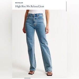 Abercrombie High Rise 90s Relaxed Jeans